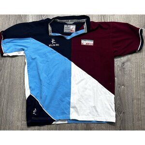 Kukri Polo Shirt Men's Size Large Short Sleeve Logo Causal Multicolor